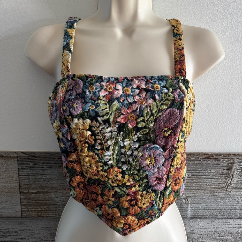 Floral Tapestry Women Top